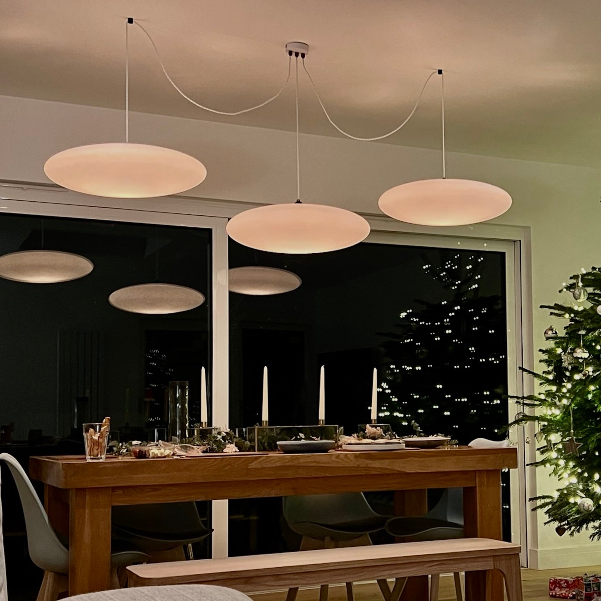Ethel 3 in a Line Suspension Light