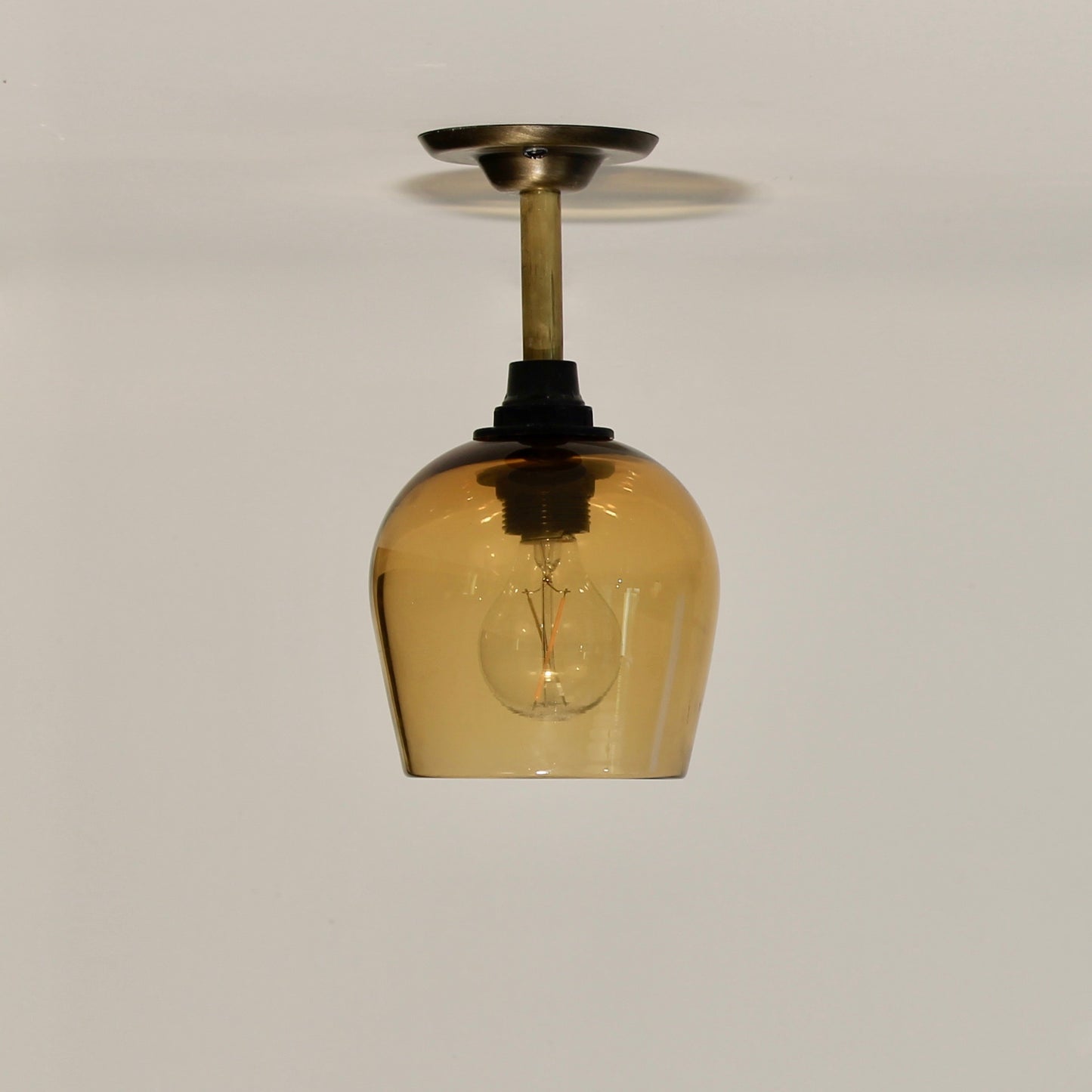 Brass Fixed Drop, 100mm, ready to use