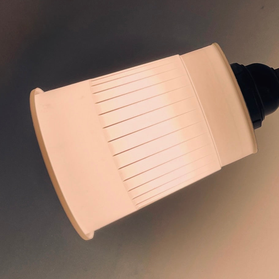Noodle wall lamp 2-way knuckle black E27