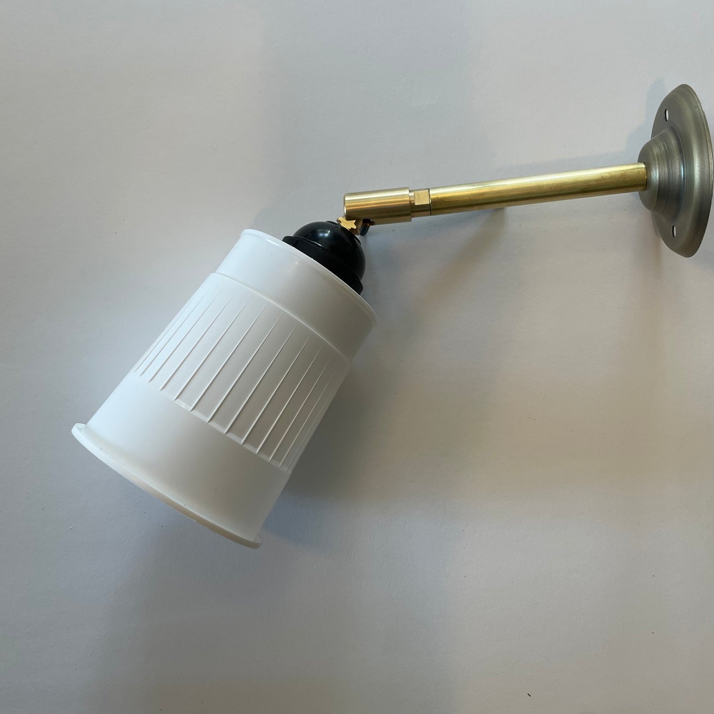 Noodle wall lamp 2-way knuckle black E27