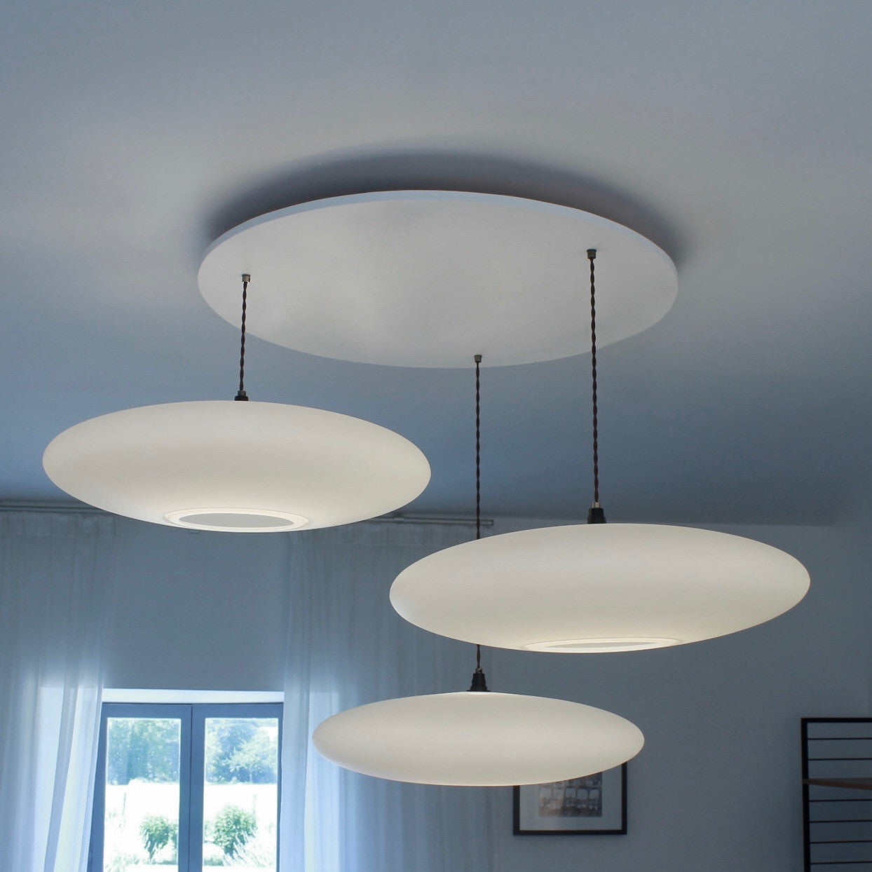 Ethel Inverse 3-Drop Ceiling Light 