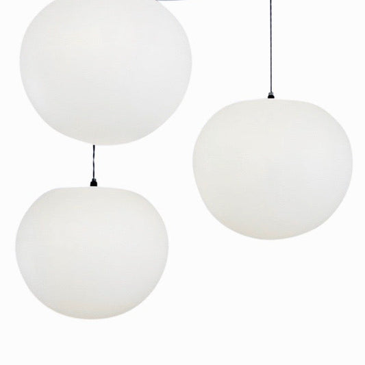Polly Standard 3Drop Suspension, One Foot Taller lighting, bright diffuse lighting, stairwell lighting, elegant pendant lighting
