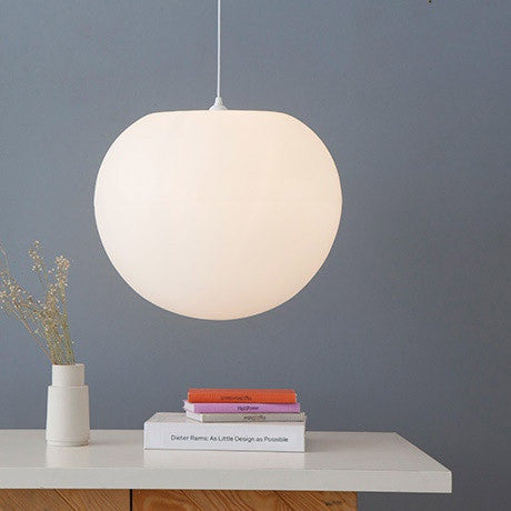 Polly Standard , Modern globe pendant light, bright diffuse lighting, stairwell lighting, elegant pendant lighting